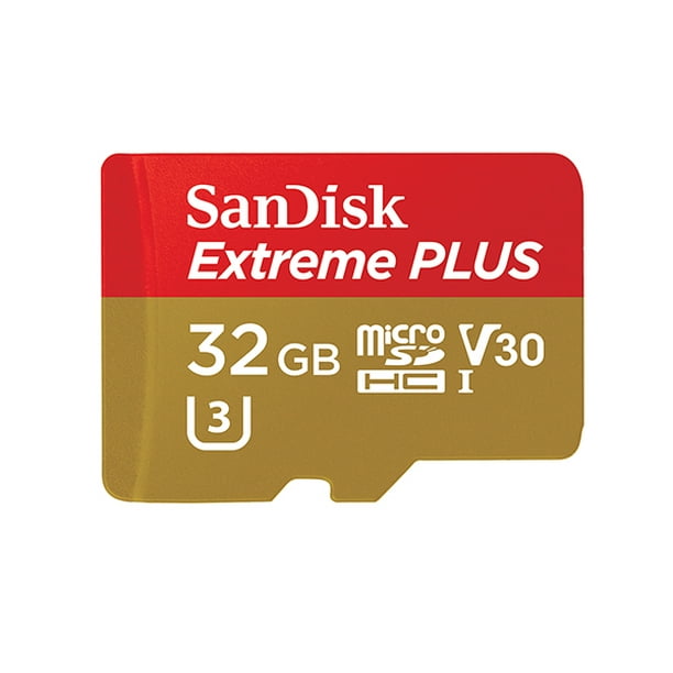 Sandisk 32gb Extreme Plus Microsdhc Uhs I Card With Adapter Sdsqxwg 032g Ancma Walmart Com Walmart Com