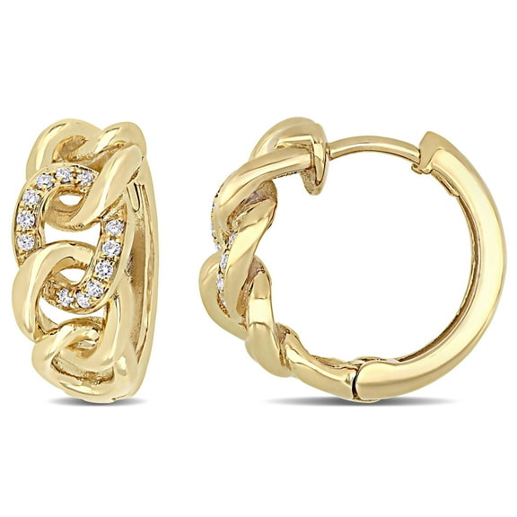 Everly Women's Diamond 14k Yellow Gold Earrings