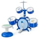 thumbnail image 1 of Costway Juego De Batería Para Niños Pequeños, Batería Con Platillo, 2 Baquetas, Atril Y Pedal, Instrumento Musical De Percusión De Juguete Con Taburete, Regalo Ideal Para Niños Mayores De 3 Años, 1 of 5