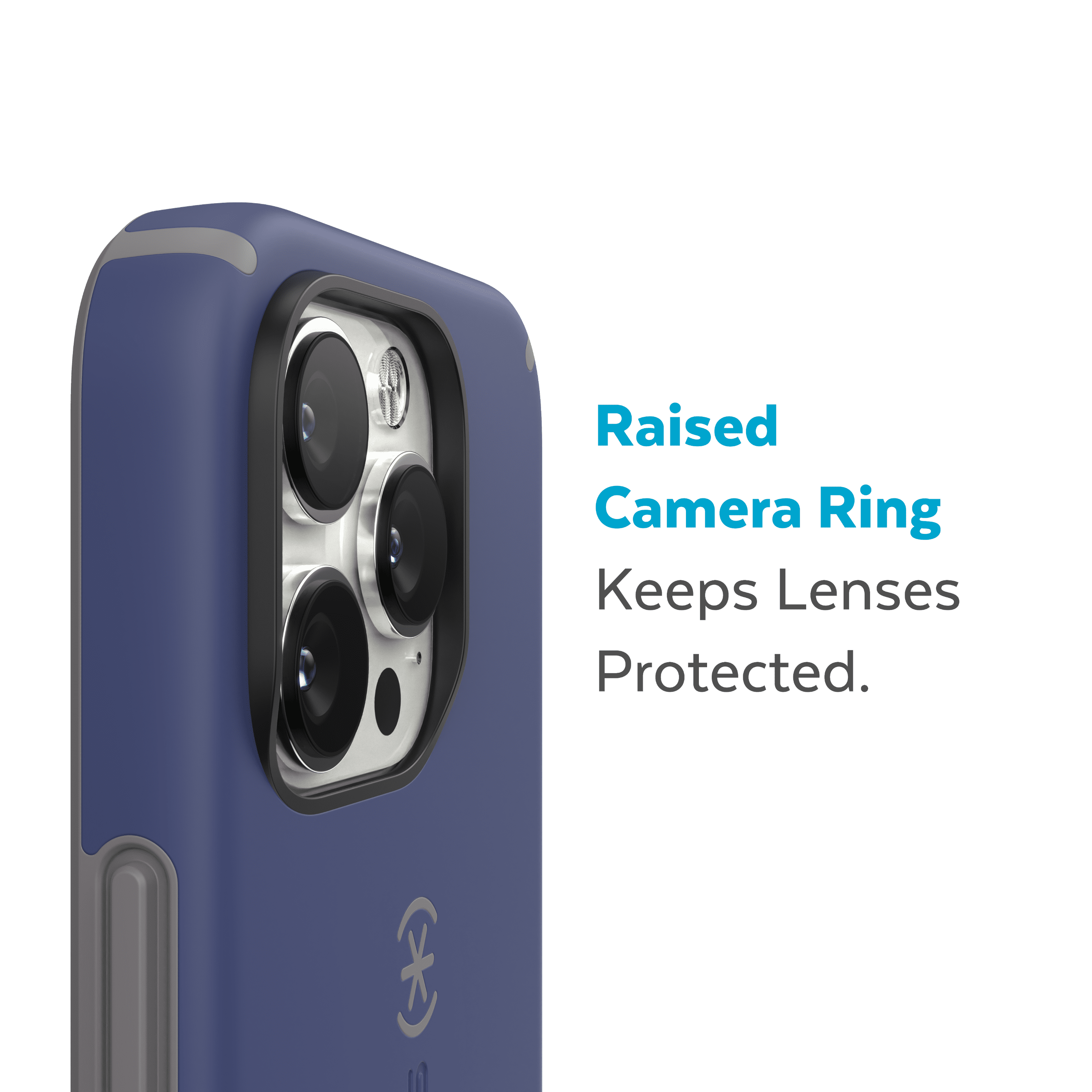 Speck Slim Cell Phone Case for Apple iPhone 14 Pro, Cloudy Grey