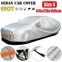 163x67x59 inches Universal Car Cover for Sedan Waterproof Indoor Outdoor All Weather Full Auto Cover Sun UV Snow Dust Resistant Protection Cover, Size S