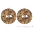thumbnail image 3 of Button 14-15mm 100pcs/bag 4-Holes Round Buttons Sew Tools Accessories Handmade  Crafts DIY Wooden Button, 3 of 8