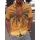 thumbnail image 5 of Camisa hawaiana de verano con diseño de árbol de coco, camisa unisex con cuello vuelto de palmera, ropa de calle para exteriores, estilo Harajuku, de manga corta, con botones para hombre, 5 of 5