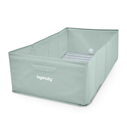 Ingenuity Tuckaway Toddler Tub, Converts Shower to Tub, Folds to Store, 12M-5Y