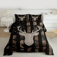 thumbnail image 2 of jejeloiu Vintage Deer Skull Bedding Comforter Set,Rustic American Flag Twin Comforter Sets,Camo Camouflage Print Bedding Set For Teens,Ultra Soft Home Decor Reversible,2pcs, 2 of 8