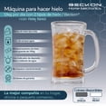 thumbnail image 3 of Máquina para hacer hielos Ice machine Beckon automática de 12kg por día hielo de 2 tamaños tipo bala con canasta y pala 127v PEONY, 3 of 8