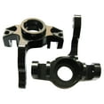 thumbnail image 1 of Baohd 2pieces Aluminum Alloy Steering Hub Carrier For AXIAL 1/10 ROCK RACER 90026 RC Part Upgrade Part Hop-ups AX31001 Black, 1 of 6
