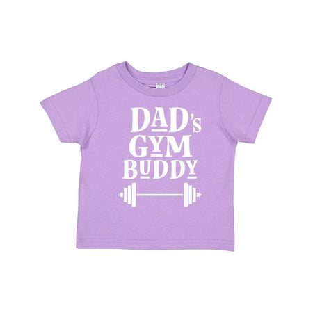 

Inktastic Daddy Gym Buddy Workout Fitness Gift Toddler Boy or Toddler Girl T-Shirt