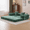 Green, variant on Resenkos Convertible Floor Couch Bed, Chenille Fabric Sofa with Pillow Back Support, Compression Lounge Sleeper for Home, Light Gray