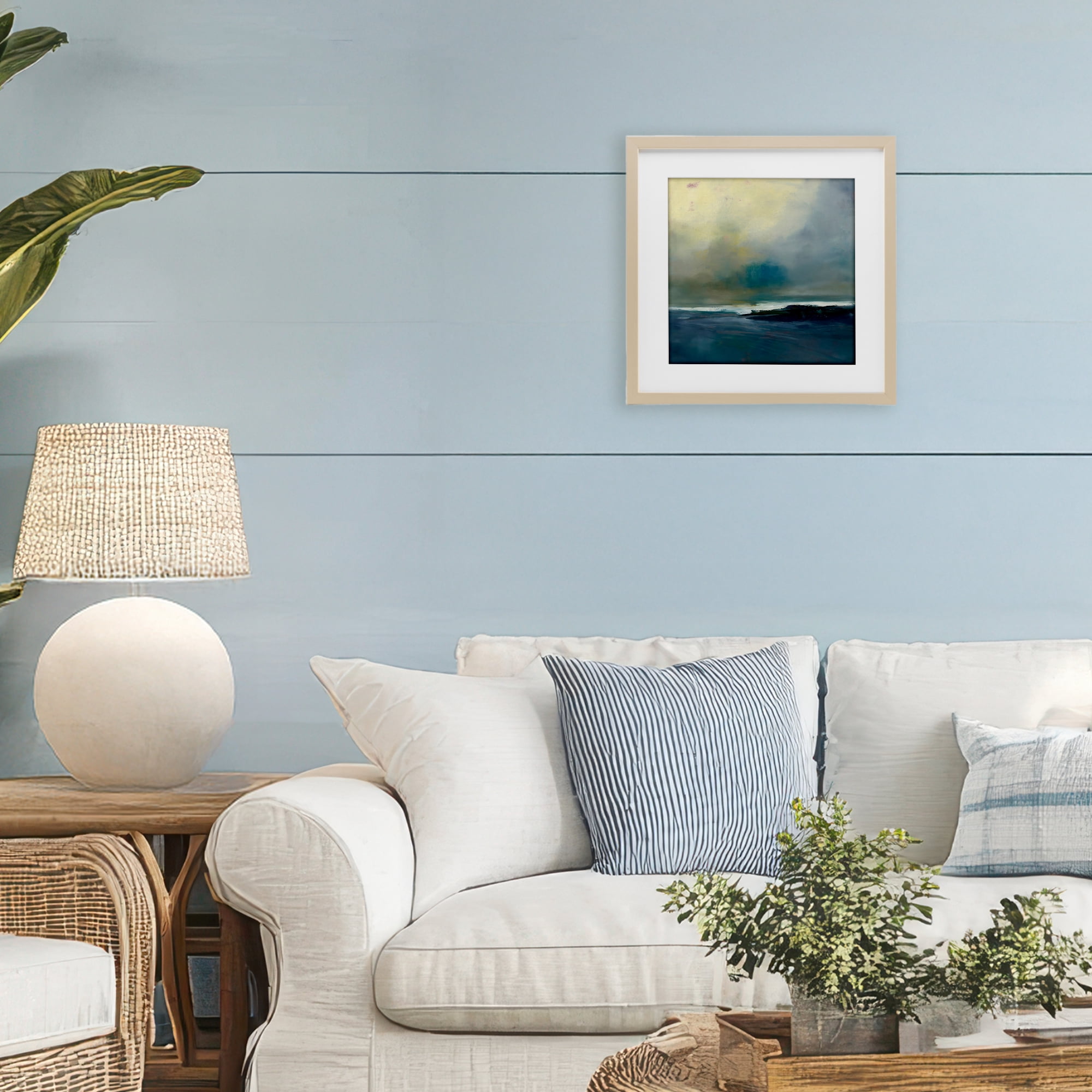 Stupell Industries Channeling Calm Horizon Birch Framed Print Under Glass, design by Patrick Dennis