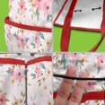 thumbnail image 5 of Garden Tool Bag,Pioneer Flower Floral Print Pattern Garden Tool Organizer,Garden Gifts,Waterproof Multi-Pocket Garden Tool Storage 11.8x5.5x11.4 Inch(Tools NOT Included), 5 of 6