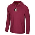 thumbnail image 2 of Men's Colosseum Garnet Florida State Seminoles Back in Business Long Sleeve Raglan Hooded T-Shirt, 2 of 3