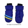 thumbnail image 3 of Monstrate 3 pares de manoplas para niños, guantes impermeables de invierno, equipo deportivo, accesorios portátiles, cómodo diseño grueso, actividades Suministros térmicos azul S, 3 of 6