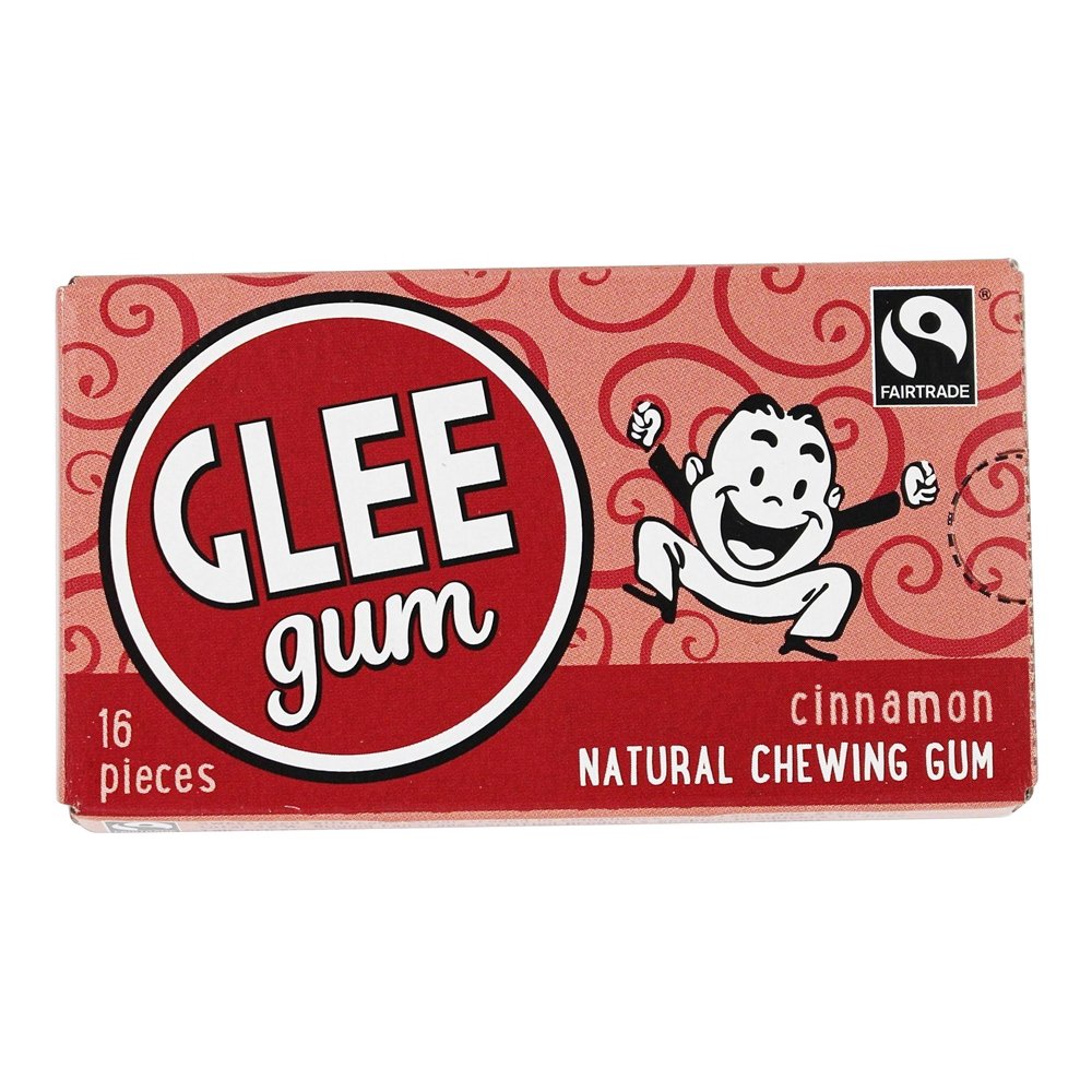 Glee Gum All Natural Chewing Gum Cinnamon 16 Piece(s)(pack of 4