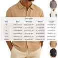 thumbnail image 2 of COSFO Summer Men Button Down Shirt White Short Sleeve Beach Shirts Collared with Pocket Casual Regular Fit Tops, 2 of 8