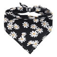 thumbnail image 1 of Dog Triangle Bandana Animal Patterned Cotton Daisy Dog Bandana Dog Triangle Bib, 1 of 10