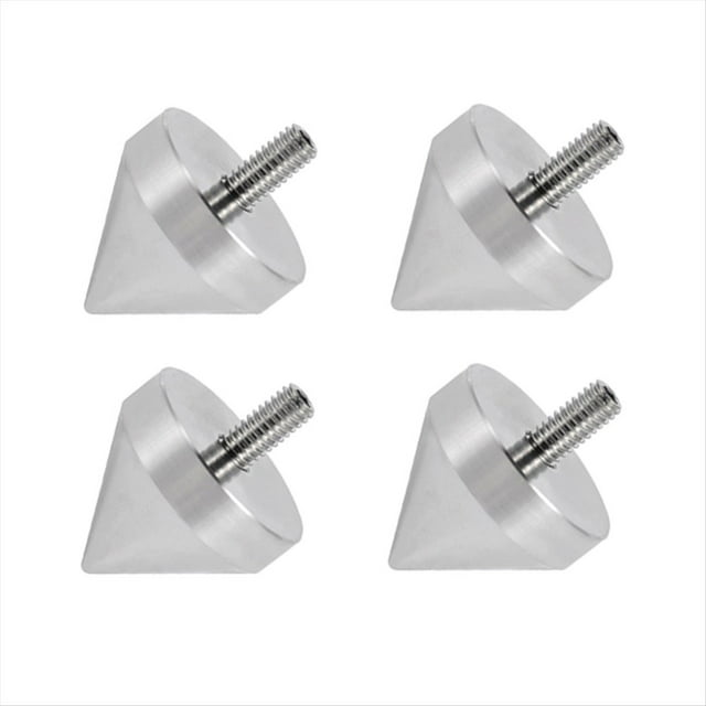 4 Soportes de Altavoz de Aleación de Aluminio con Cono de Aislamiento de Clavos para un Mejor Rendimiento de Audio M8.
