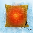 thumbnail image 3 of ShengapQ USB Electric Heating Pillow Cover, 5 Gear Temperature Adjustable Warm Cushion Cover, Timing USB Heated Body Pillowcase for Office and Travel, Soft & Cozy Design, Washable and Portable, 3 of 6