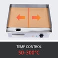 thumbnail image 3 of Plancha Eléctrica TBVECHI Negra con Control Termostático para Barbacoa y Teppanyaki, 3 of 7