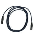 thumbnail image 2 of 10ft XLR Cable HiFi Stereo Audio Connection Microphone Cable with Metal Buckle Clear Stereo for Instruments Microphones, 2 of 8