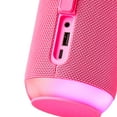 thumbnail image 5 of onn Large Rugged Speaker with Bluetooth Wireless Technology and LED Lighting, Pink, 5 of 8
