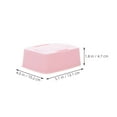 thumbnail image 2 of Hemobllo 5Pcs Pink Plastic Tissue Dispenser Case Refillable Wet Wipes Holder for Travel, 2 of 8