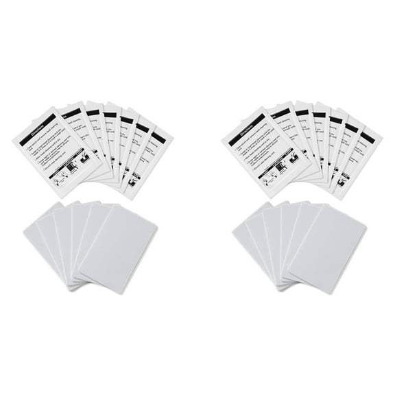 CR80 Cleaning Cards, Dual Side Card Reader Cleaner, POS Swipe Terminal Cleaning Cards -CR80 Card Chip Cleaner (20PCS)