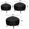 thumbnail image 2 of Bbq Cover, Round Barbecue Cover Waterproof Heavy Duty Kettle Bbq Cover, Round Bbq Grill Cover Outdoor Garden Grill Protection Uv & Water-resistant L, 2 of 5