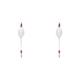 thumbnail image 1 of Advancent Caña de pescar a la deriva, espuma, barriga grande, anticolisión, derivas brillantes, alarma, boya, equipo de pesca, accesorios para blanco Blanco 2piezas Advancent CBP389774, 1 of 5