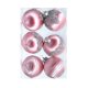 thumbnail image 1 of Hilo de seda navideño 6 piezas de adornos con lentejuelas de 8 cm con ganchos y cordones para bodas navideñas, fiestas y DIY de coronas navideñas para colgar, 1 of 7