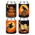 thumbnail image 3 of Ailezt Halloween Decor 1 Pack Halloween Can Cooler Sleeves Drink Sleeves Reusable Neoprene Halloween Can Cooler Sleeves For Beverage Party Fall Party (), 3 of 3