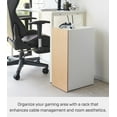 thumbnail image 6 of Yamazaki Home Video Game Storage Cabinet, White, Steel, 6 of 7