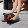 thumbnail image 5 of 17*14*8.66 Orange Black Floor Standing Electric Ellipse Leg Exerciser with Remote Control for Homes, Gyms, 5 of 20