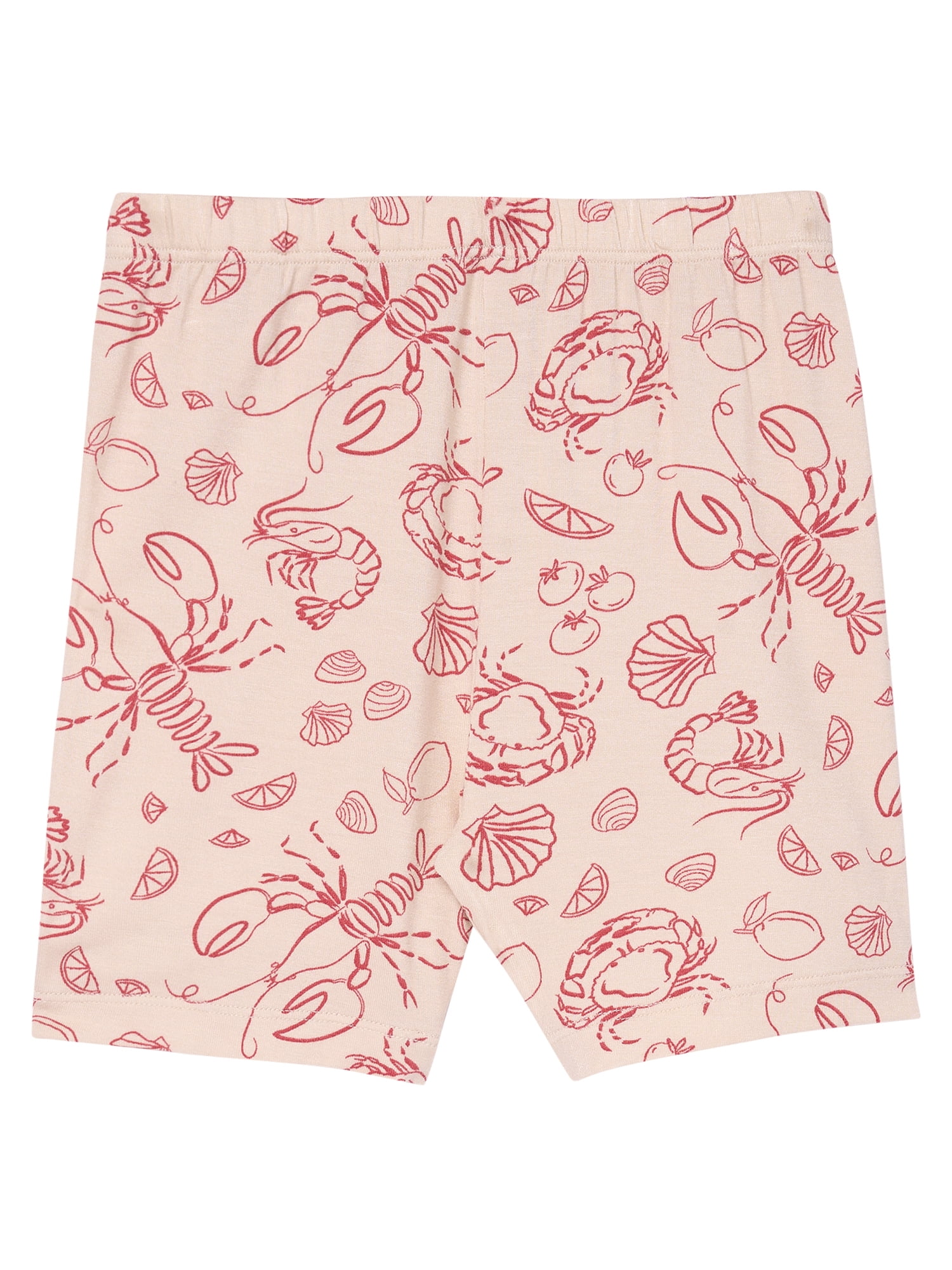 Modern Moments by Gerber Toddler Neutral Super Soft Americana Pajama Short Set, 2-Piece, Sizes 12M-5T