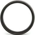 thumbnail image 2 of Titanium Polished 8mm Black Ip-Plated With Satin Stripes Band (Size 12) Made In China tb242-12, 2 of 5