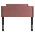 thumbnail image 4 of Modway Transfix Performance Velvet Twin Headboard in Dusty Rose, 4 of 9