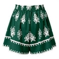thumbnail image 5 of Women's Shorts High Waisted Stretchy Printed Elegant Vacation Beach Vacation Trendy 2025 S-2XL, 5 of 5
