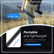 Neewer Metal Light Stand - 3-6.6ft Adjustable, 17.6lb Load for Softboxes/Reflectors/Umbrellas