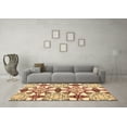 thumbnail image 3 of Ahgly Company Indoor Rectangle Abstract Brown Modern Area Rugs, 7' x 9', 3 of 4