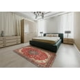 thumbnail image 4 of Ahgly Company Indoor Rectangle Traditional Red Medallion Area Rugs, 4' x 6', 4 of 6