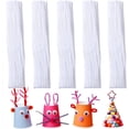 thumbnail image 1 of 300 Pieces White Pipe Cleaners Chenille Stem, Pipe Cleaners Craft for Kids DIY Art Supplies, 1 of 5