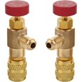 thumbnail image 1 of 2pcs Adapter Liquid Safety Valve,R410A R22,Refrigerant Control Valve,Air Conditioning Cooling Valve, 1 of 5