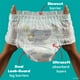 thumbnail image 3 of Pañales Pampers Swaddlers 360, talla 3, 156 unidades, un mes, 3 of 9