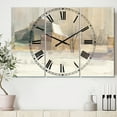 thumbnail image 3 of Designart 'Winter on the Farm house' Farmhouse wall clock, 3 of 3