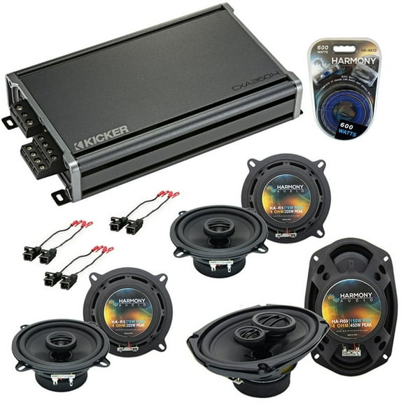 Fits Buick Park Avenue 97-05 Speaker Upgrade Harmony (2) R5 R69 & CXA360.4 Amp