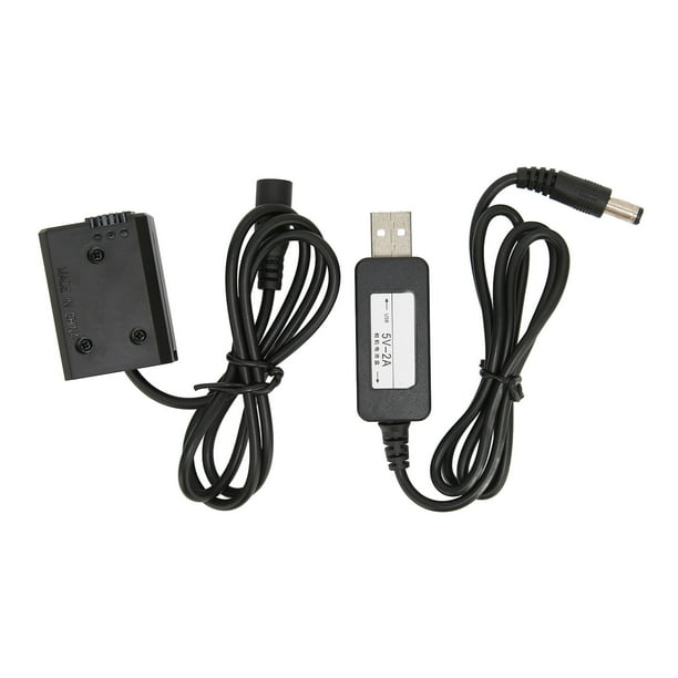 Acoplador de CC NikouMX FW50 Adaptador de corriente negro Batería simulada