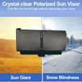 thumbnail image 4 of BIBABLYKE Car Sun Visors Extender Anti Glares Shade Auto Sun Visors for Driver & Passenger Side Short People Automotive Accessory, 4 of 8