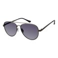 thumbnail image 1 of Lentes de Sol Levis Unisex X14065 Outlook Marco de Metal Color Negro con Filtro 100% UV, 1 of 3