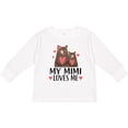 thumbnail image 3 of Inktastic My Mimi Loves Me Bear Boys or Girls Long Sleeve Toddler T-Shirt, 3 of 5