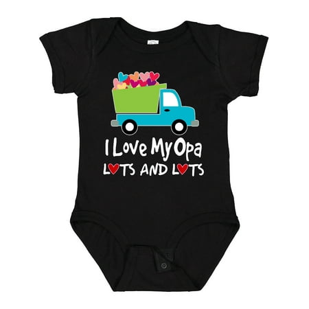 

Inktastic Grandson I Love My Opa Grandpa Gift Baby Boy Bodysuit